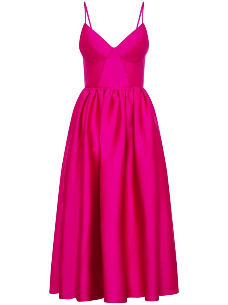 Nicholas Misty satin-finish sleeveless dress - Pink von Nicholas