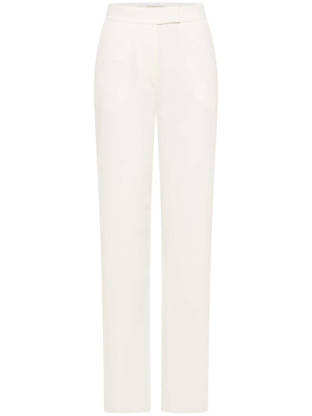 Nicholas Rena straight leg trousers - White von Nicholas