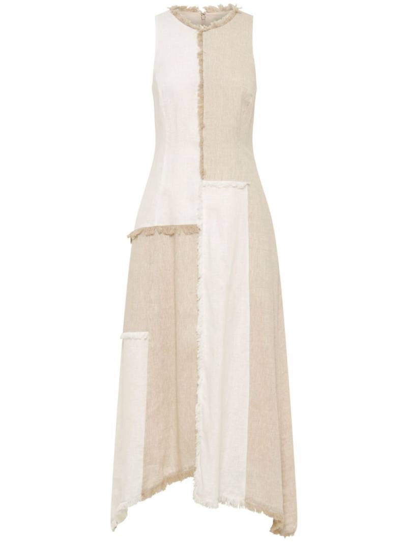 Nicholas Thalassa linen dress - Neutrals von Nicholas