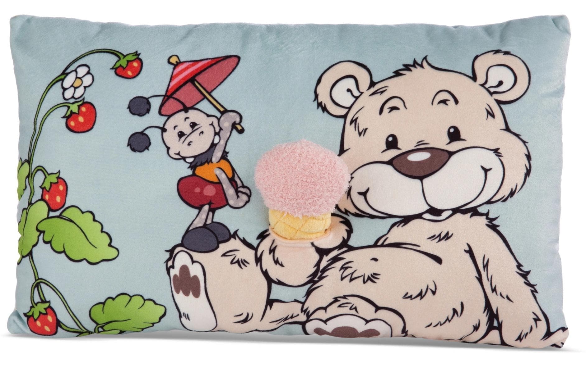 Nici Dekokissen »Bär Bendix mit 2D Eis 43 x 25 cm« von Nici