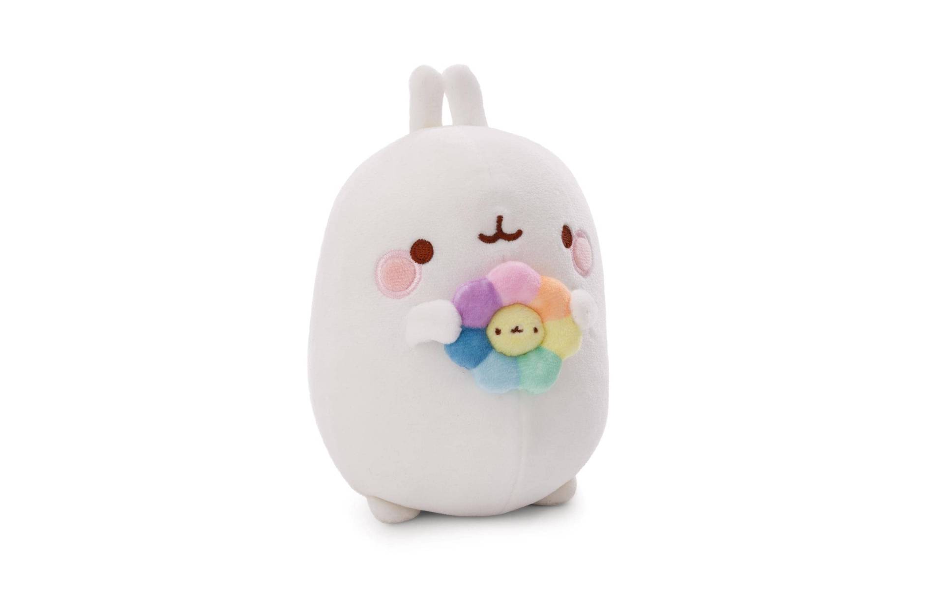 Plüschfigur »Nici Molang mit Regenbogenblume 24 cm«