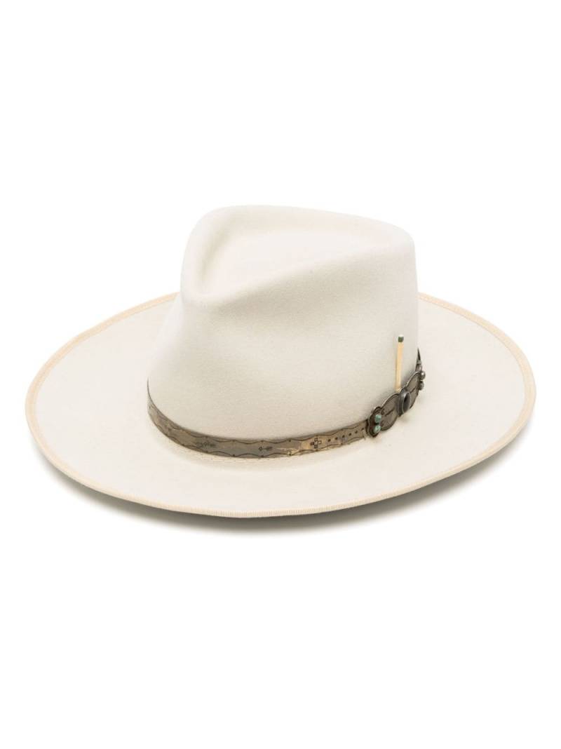 Nick Fouquet Sud Ouest wool felt fedora - Neutrals von Nick Fouquet