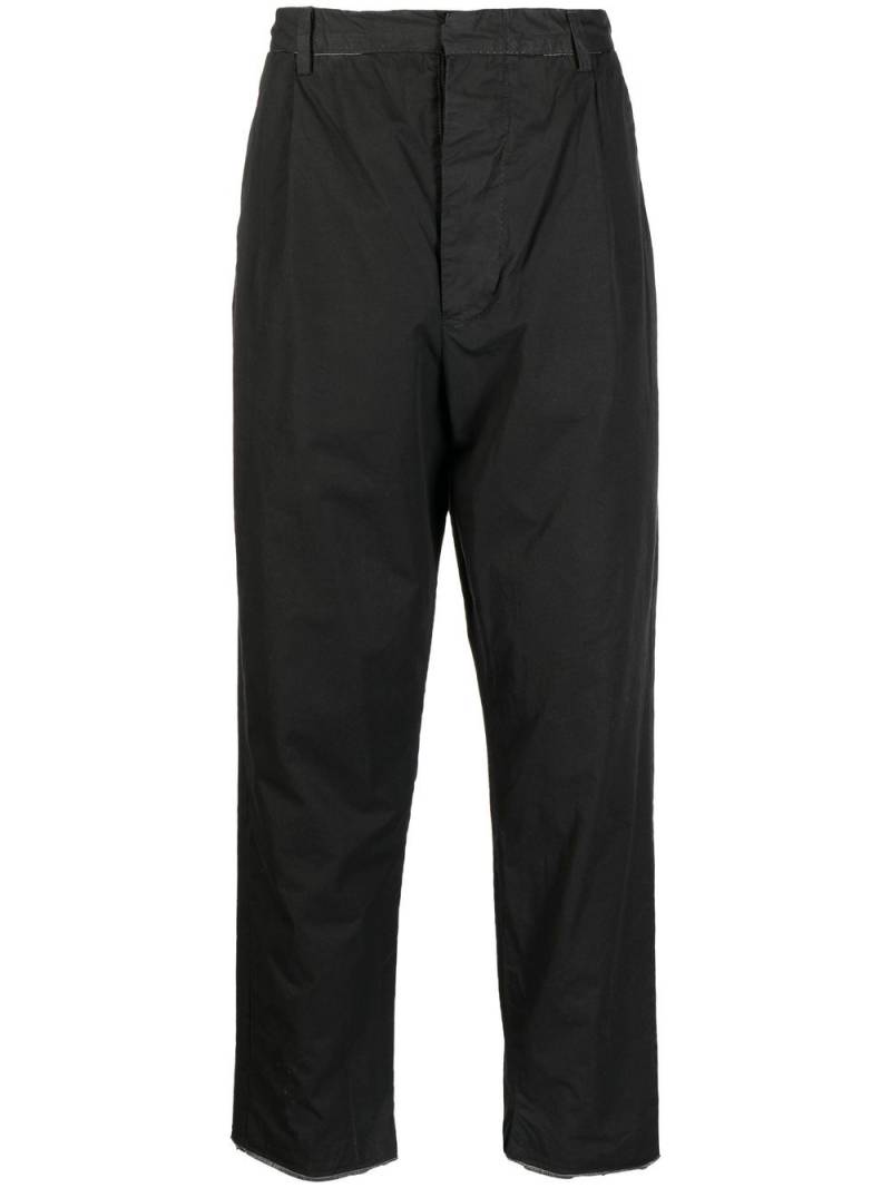 Nicolas Andreas Taralis cotton tapered trousers - Black von Nicolas Andreas Taralis