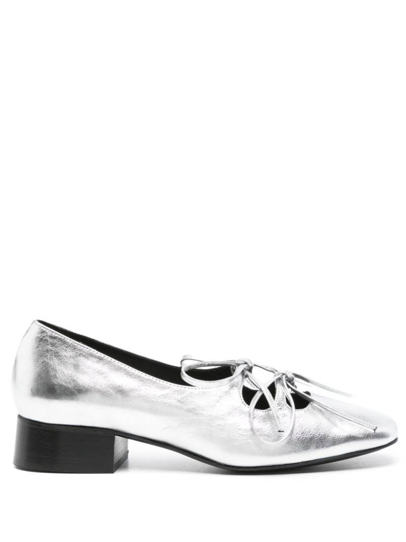 Nicole Saldaña 25mm Isabel pumps - Silver von Nicole Saldaña