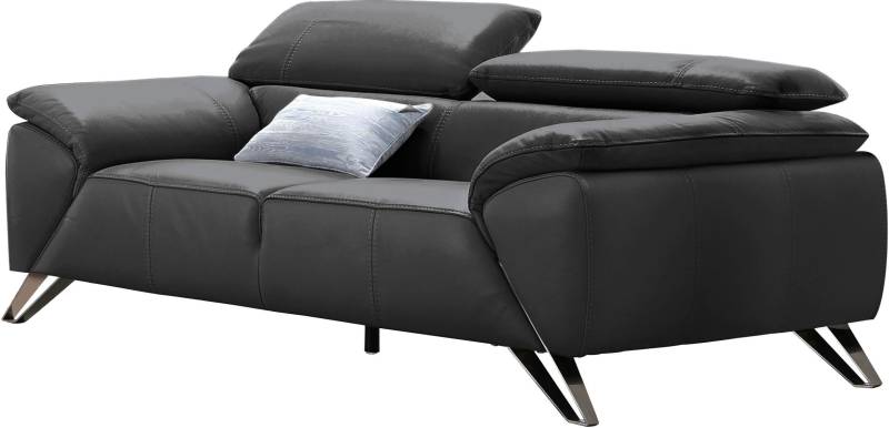 Nicoletti Home 2,5-Sitzer, Breite 204 cm, inklusive Kopfteilverstellung, Metallfüsse von Nicoletti Home