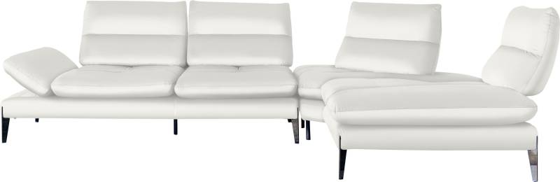 Nicoletti Home Ecksofa »Monnalisa«, Breite 237 cm, mit Sitztiefen- und Armverstellung von Nicoletti Home