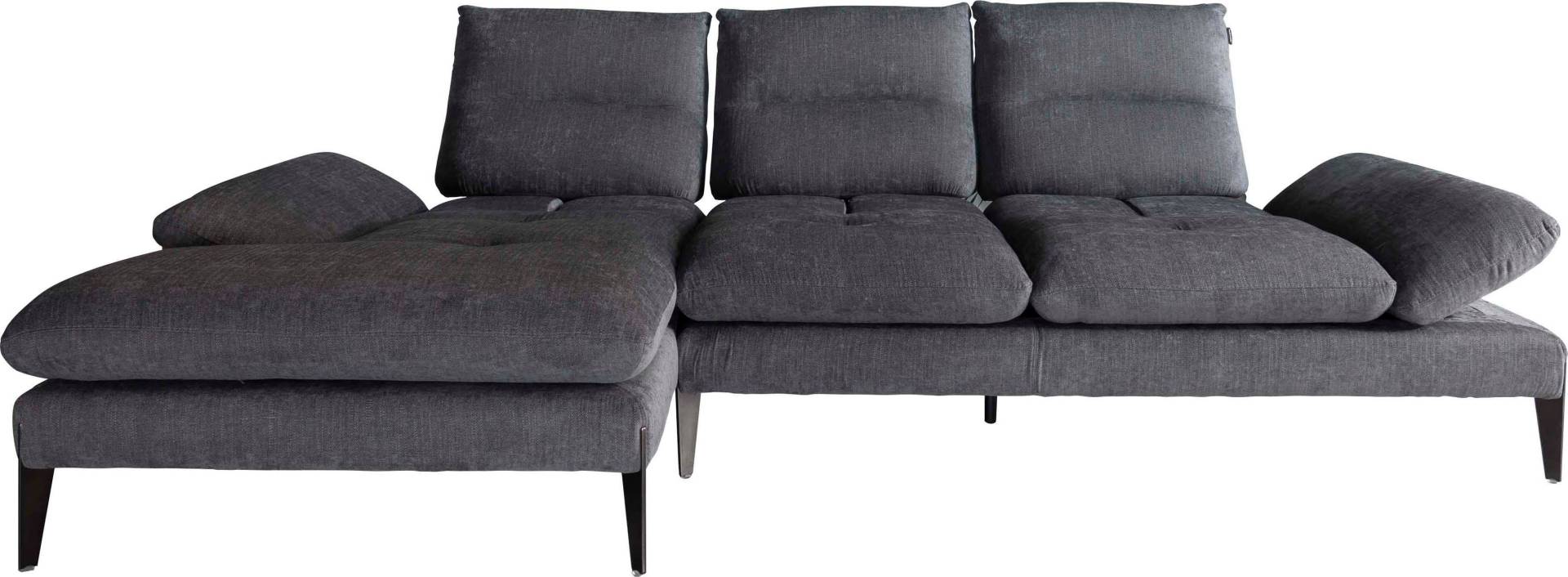 Nicoletti Home Ecksofa »Monnalisa«, Breite 287 cm, mit Sitztiefeverstellung und verstellbarer Armlehne von Nicoletti Home