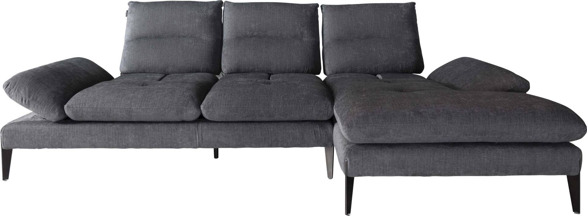 Nicoletti Home Ecksofa »Monnalisa«, Breite 287 cm, mit Sitztiefeverstellung und verstellbarer Armlehne von Nicoletti Home