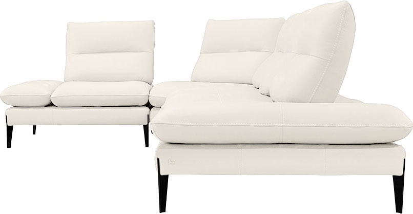 Nicoletti Home Ecksofa »Monnalisa«, Breite 376 cm, mit Sitztiefen- und Armlehnverstellung von Nicoletti Home