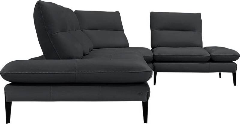 Nicoletti Home Ecksofa »Monnalisa«, Breite 376 cm, mit Sitztiefen- und Armlehnverstellung von Nicoletti Home