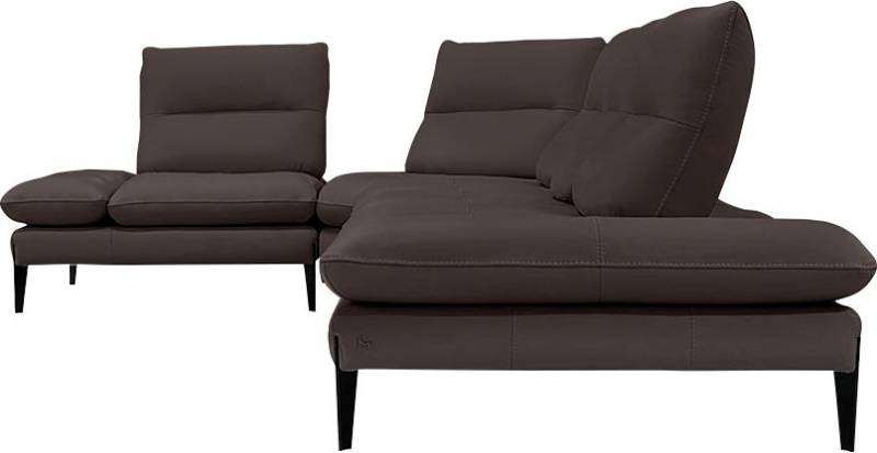 Nicoletti Home Ecksofa »Monnalisa«, Breite 376 cm, mit Sitztiefen- und Armlehnverstellung von Nicoletti Home