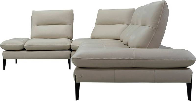 Nicoletti Home Ecksofa »Monnalisa«, Breite 376 cm, mit Sitztiefen- und Armlehnverstellung von Nicoletti Home