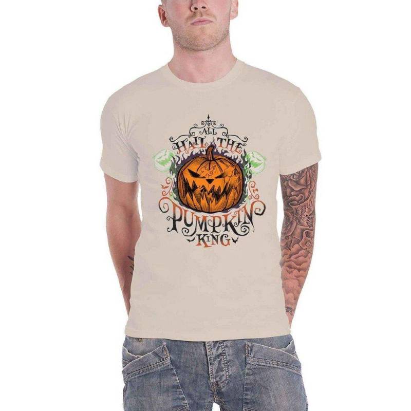 All Hail The Pumpkin King Tshirt Damen Beige XXL von Nightmare Before Christmas