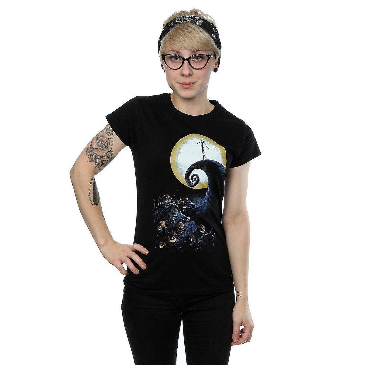 Nightmare Before Christmas - Cemetery TShirt, für Damen, Schwarz, Größe L von Nightmare Before Christmas