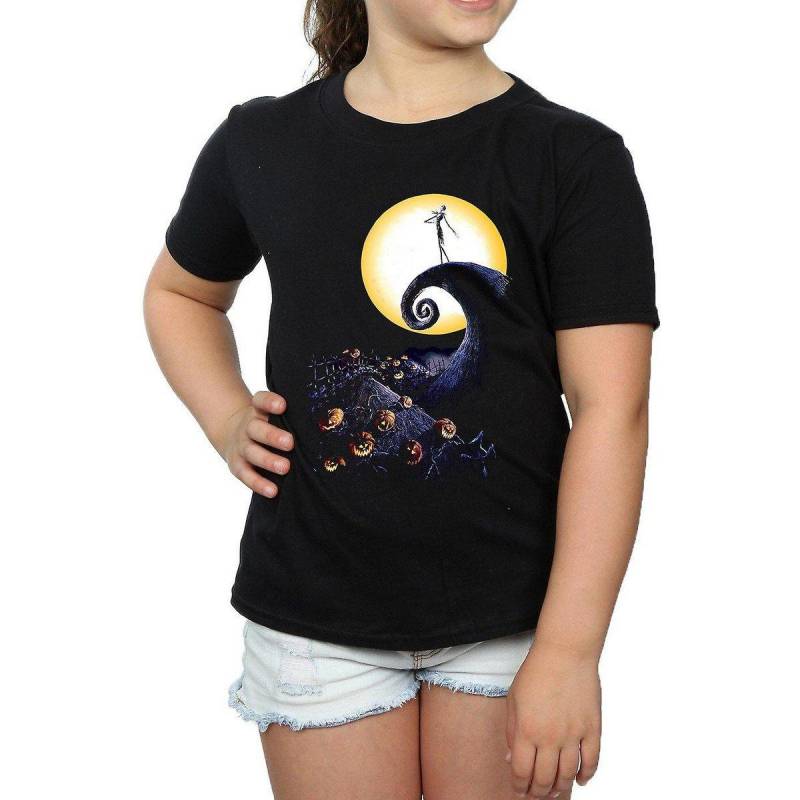 Nightmare Before Christmas - Cemetery TShirt, 128, Schwarz von Nightmare Before Christmas