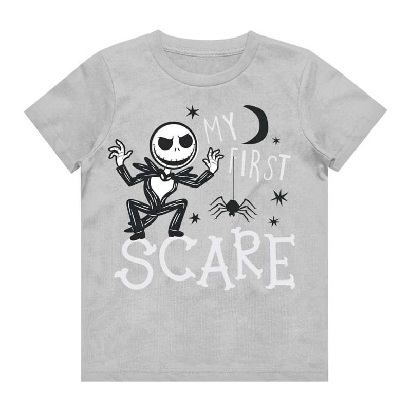 Nightmare Before Christmas - First Scare TShirt, 104, Grau von Nightmare Before Christmas