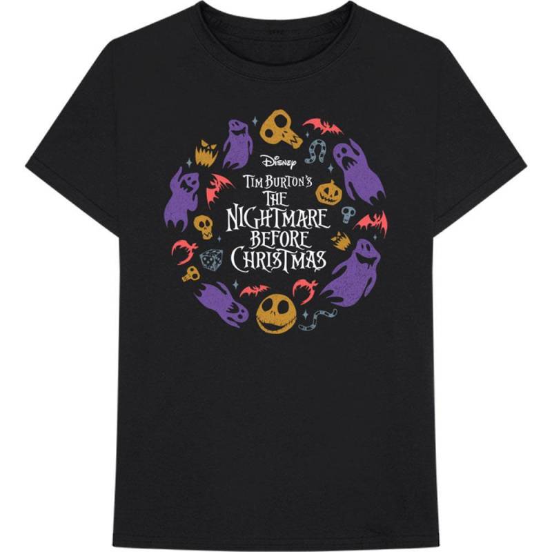 Flight Tshirt Herren Schwarz L von Nightmare Before Christmas