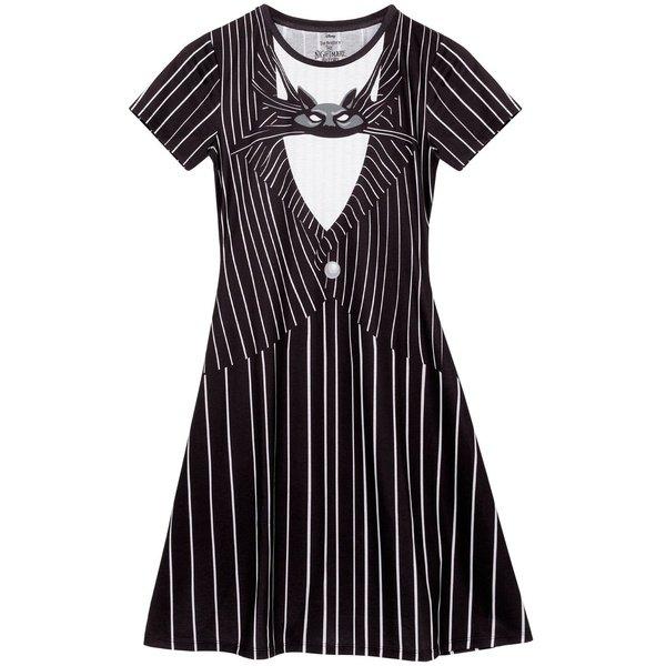 Kleid Damen Schwarz 3XL von Nightmare Before Christmas