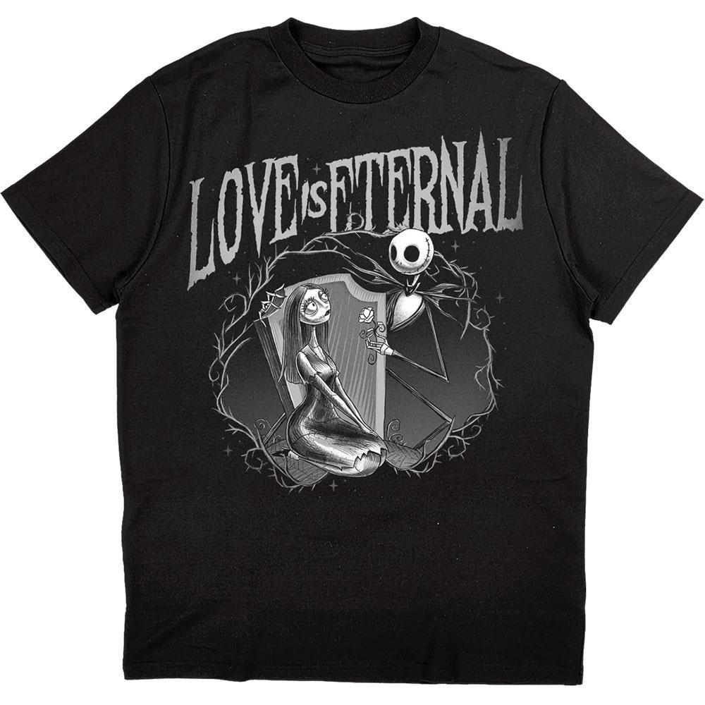 Love Is Eternal Tshirt Damen Schwarz L von Nightmare Before Christmas