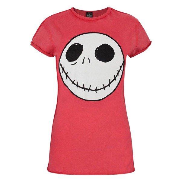 Tshirt Mit Jackmotiv, Umgedrehte Nähte Damen Rot Bunt L von Nightmare Before Christmas