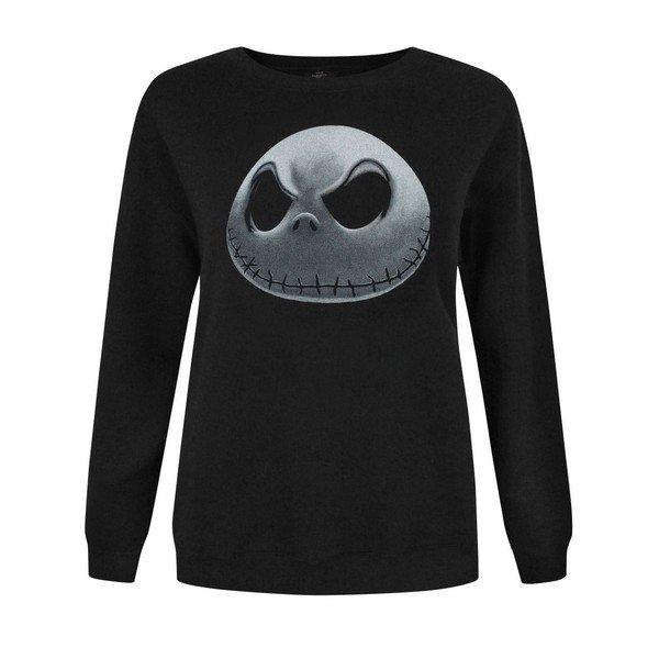 Nightmare Before Christmas - Pulllover mit JackSkellingtonMotiv, für Damen, Schwarz, Größe S von Nightmare Before Christmas