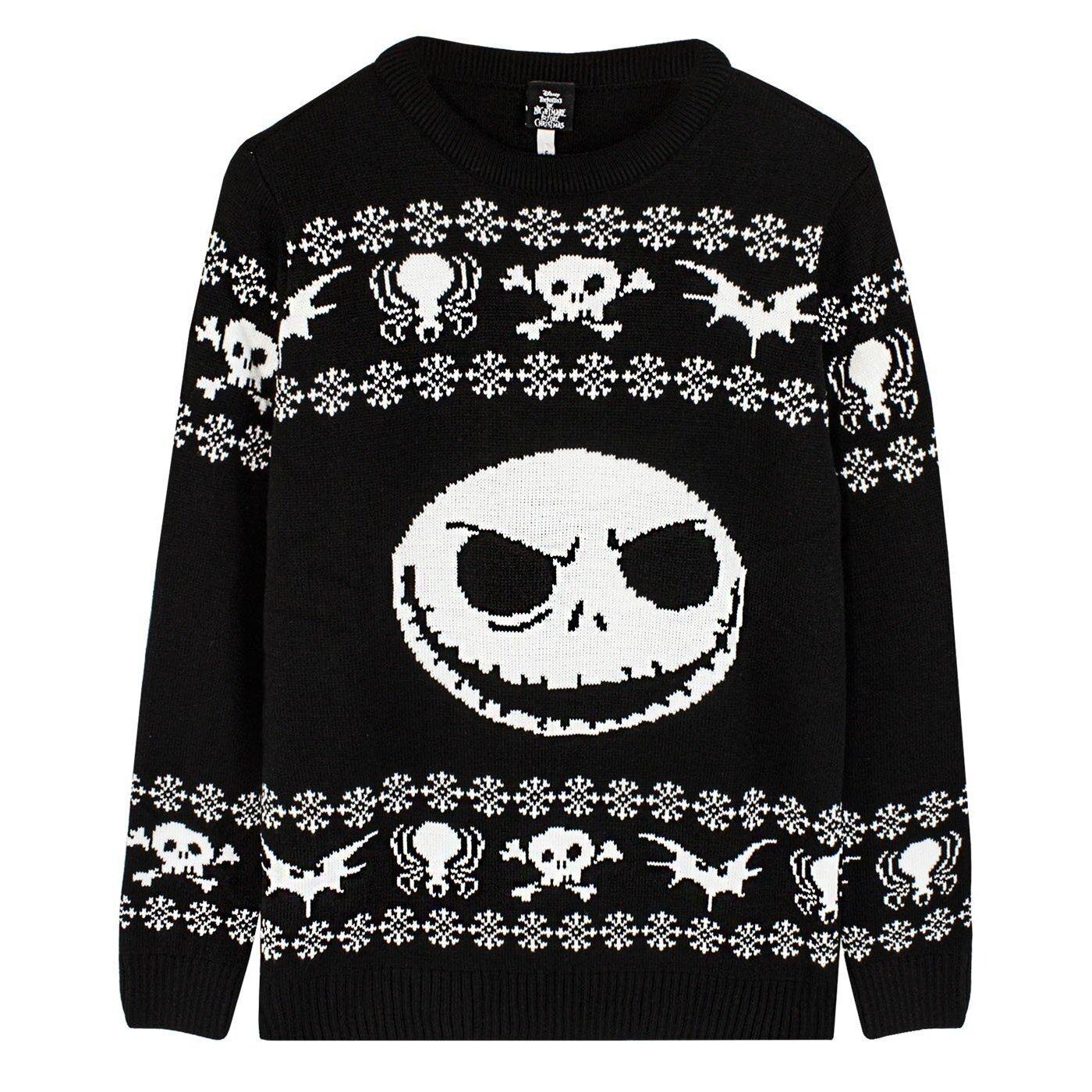 Pullover Herren Schwarz XL von Nightmare Before Christmas