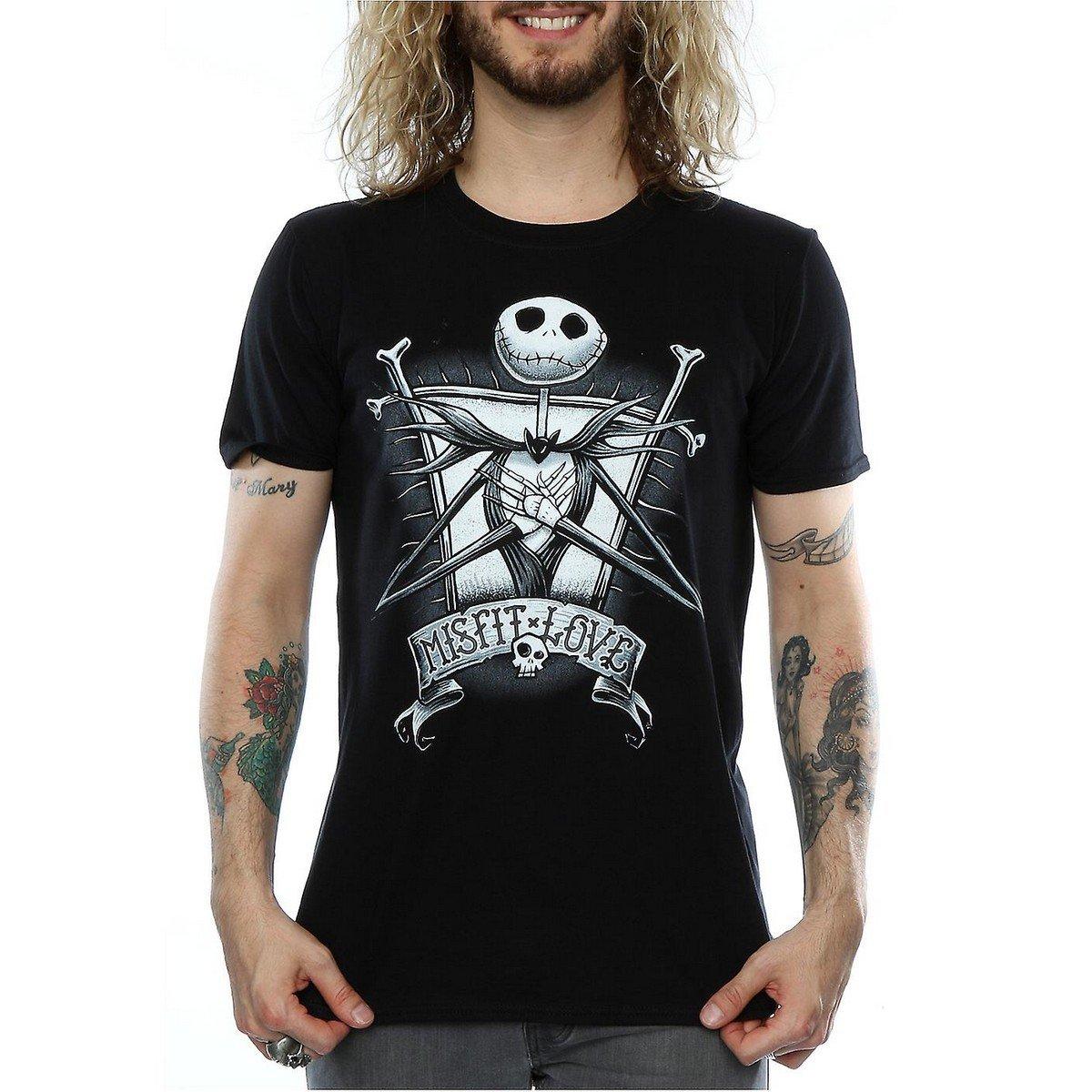 Misfit Love Tshirt Herren Schwarz 3XL von Nightmare Before Christmas