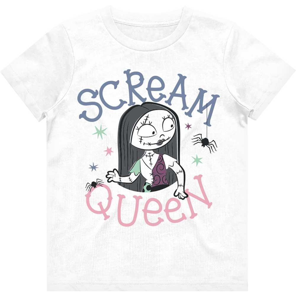 Nightmare Before Christmas - Scream Queen TShirt, 104, Weiss von Nightmare Before Christmas