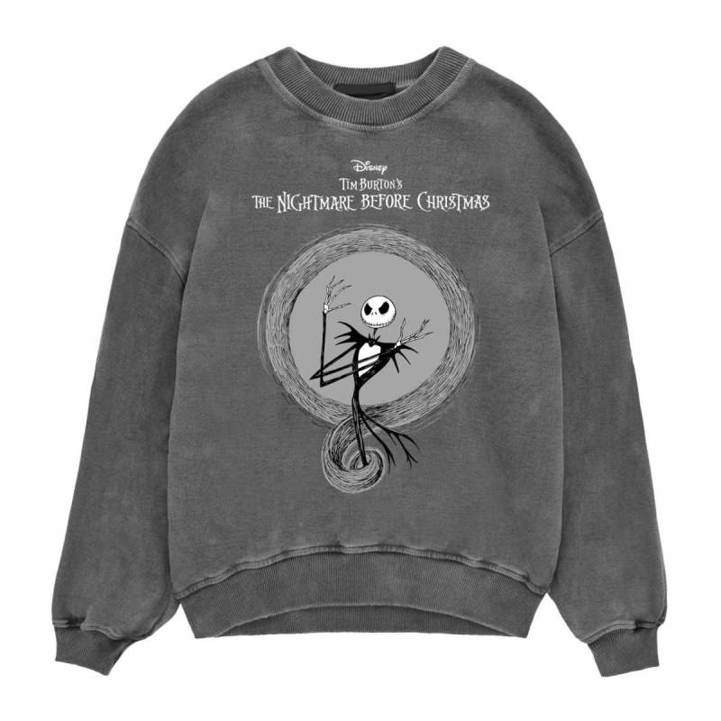 Sweatshirt Damen Schwarz L von Nightmare Before Christmas