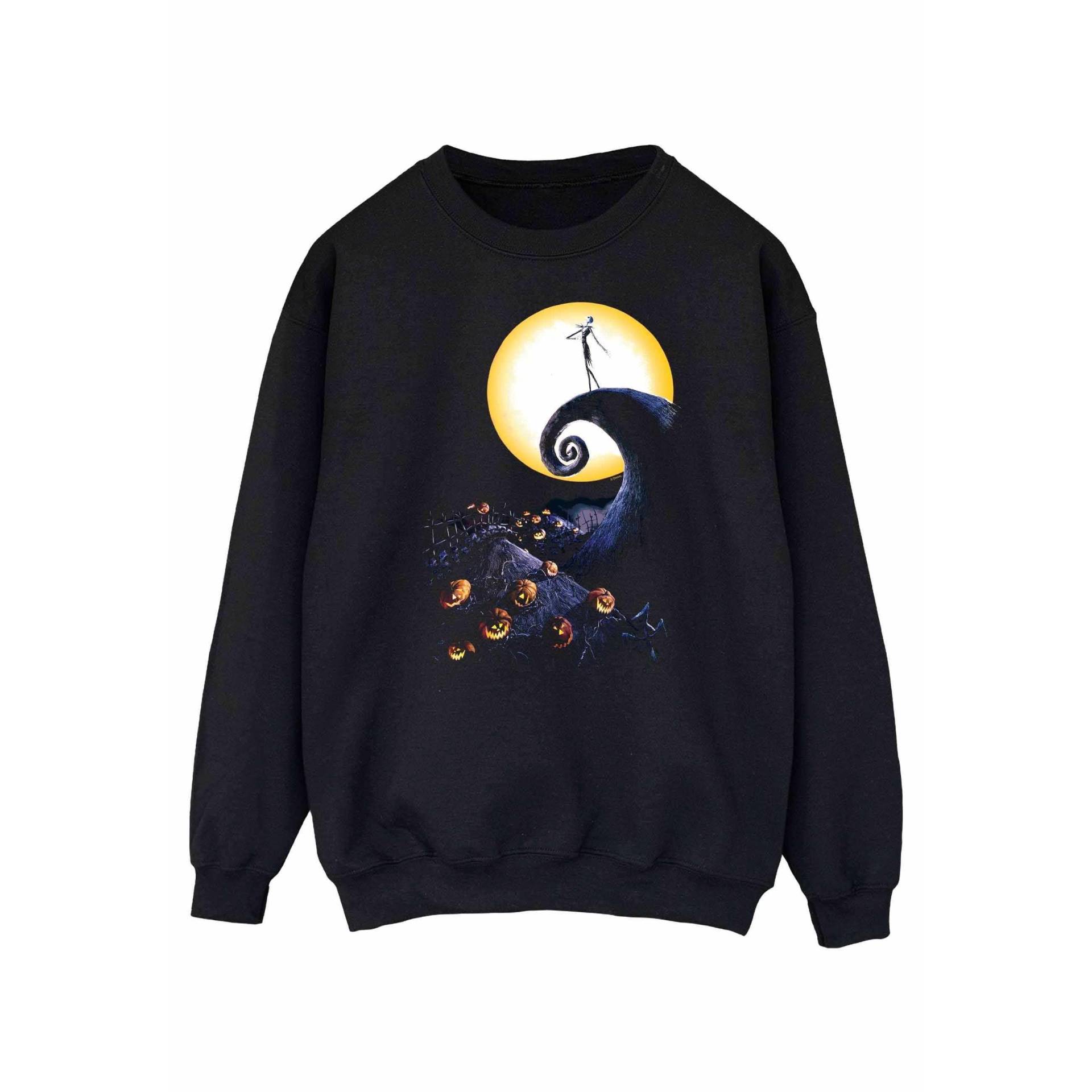 Nightmare Before Christmas - Sweatshirt, für Damen, Schwarz, Größe L von Nightmare Before Christmas