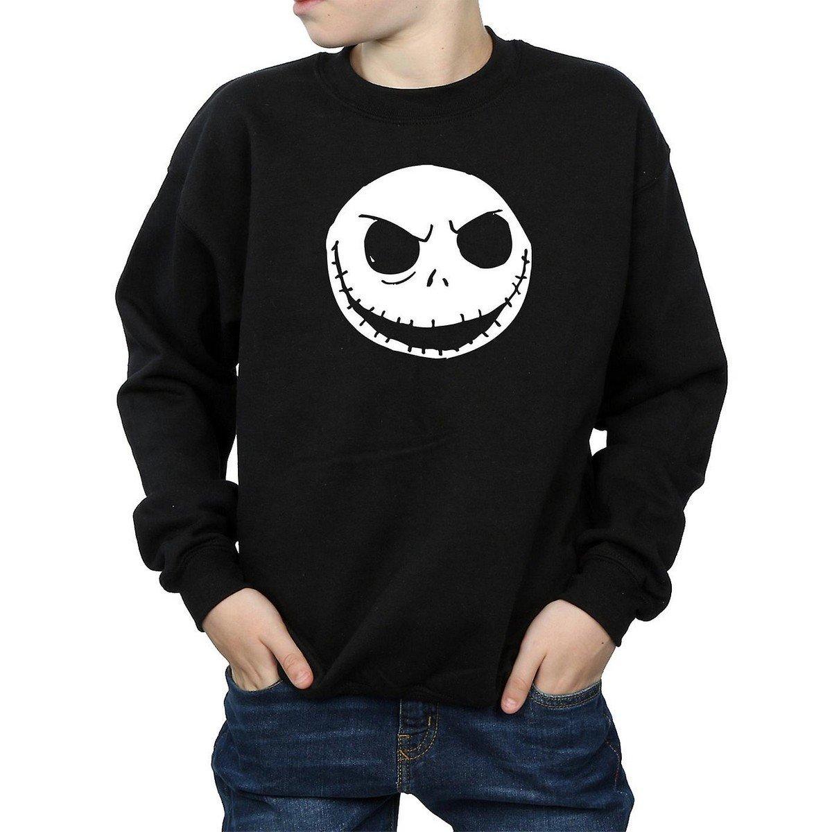 Sweatshirt Jungen Schwarz 116 von Nightmare Before Christmas