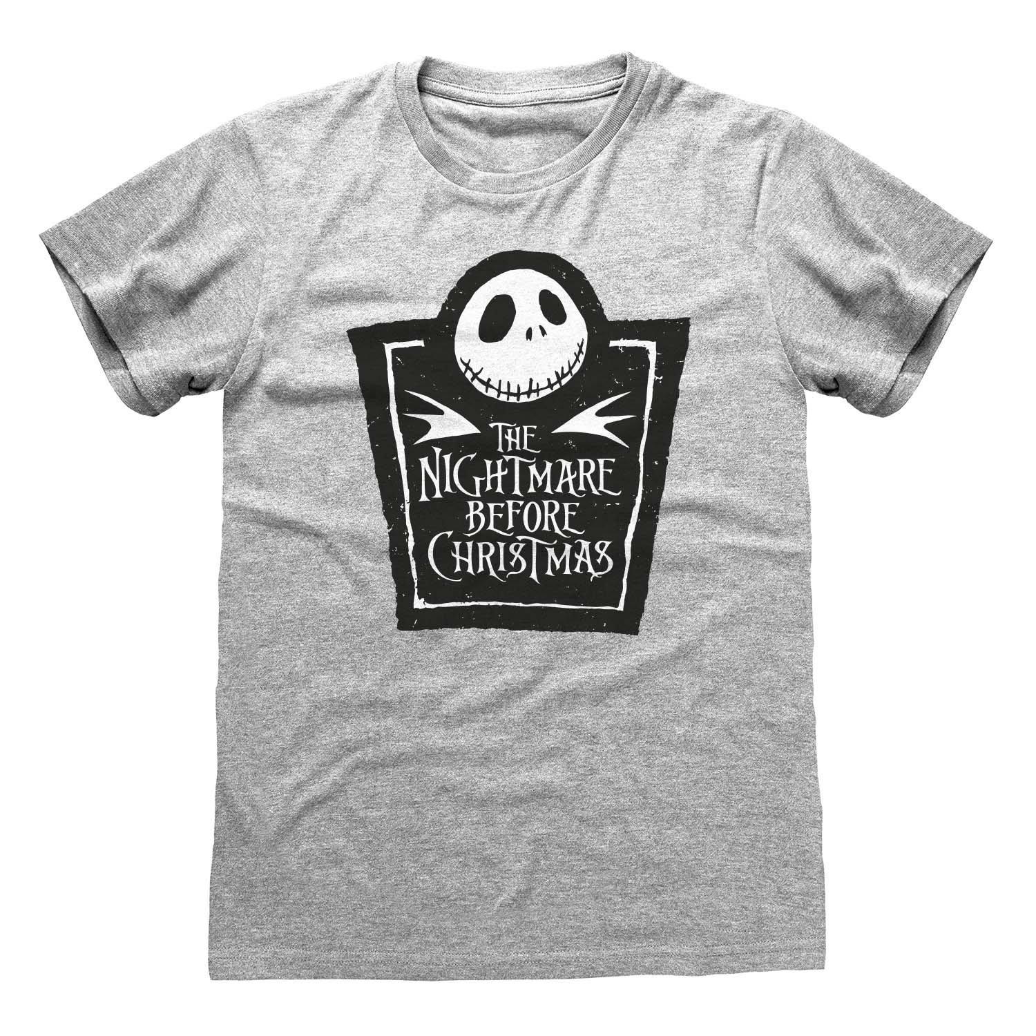 Nightmare Before Christmas - TShirt, für Damen, Grau, Größe S von Nightmare Before Christmas