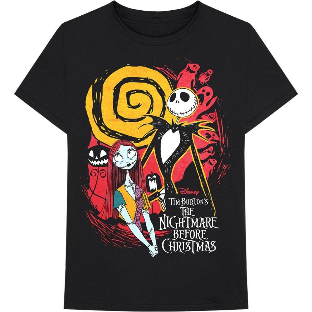 Tshirt Damen Schwarz S von Nightmare Before Christmas