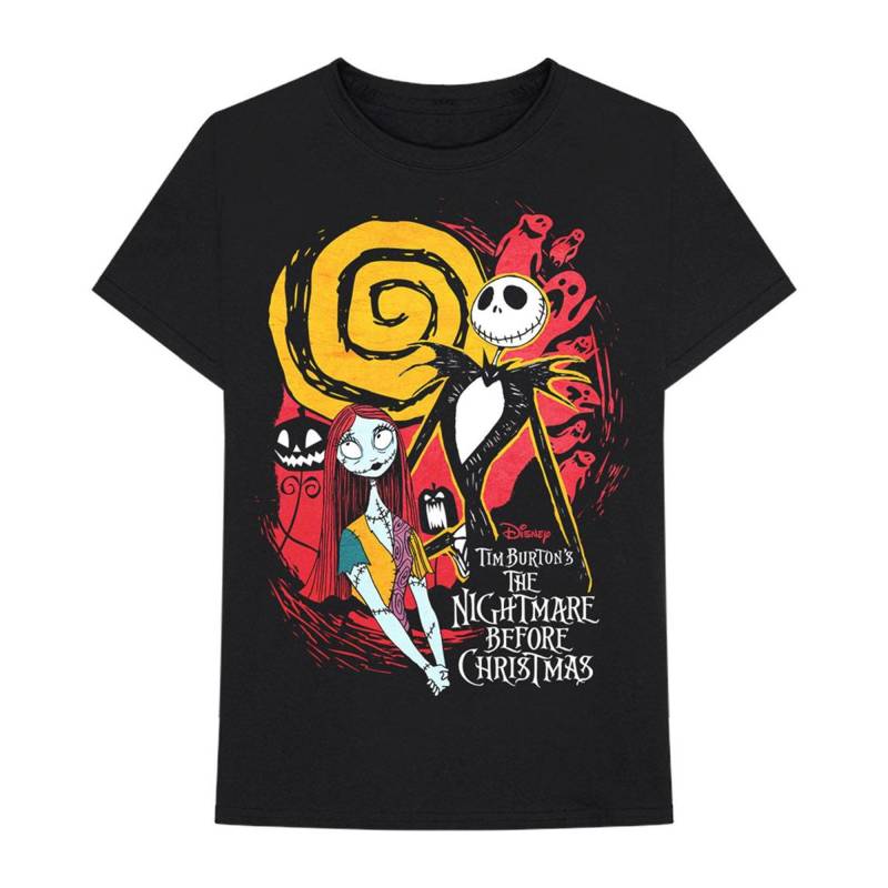 Tshirt Damen Schwarz S von Nightmare Before Christmas