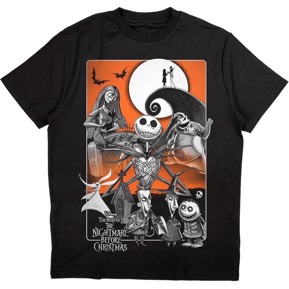 Tshirt Damen Schwarz XL von Nightmare Before Christmas