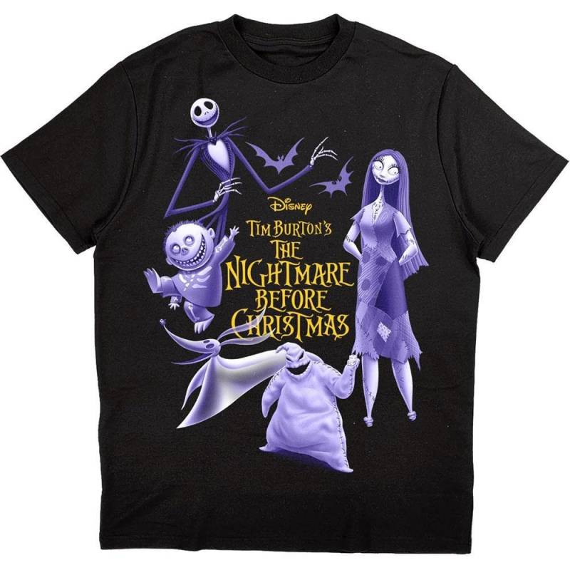 Tshirt Herren Schwarz XL von Nightmare Before Christmas