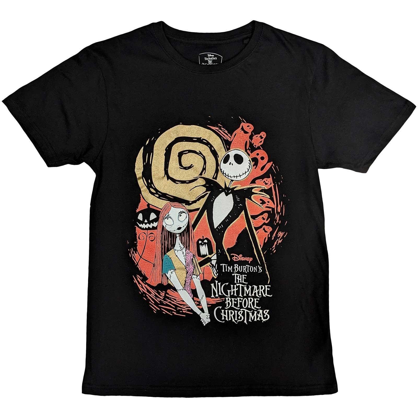 Nightmare Before Christmas - TShirt Verziert, für Damen, Schwarz, Größe S von Nightmare Before Christmas