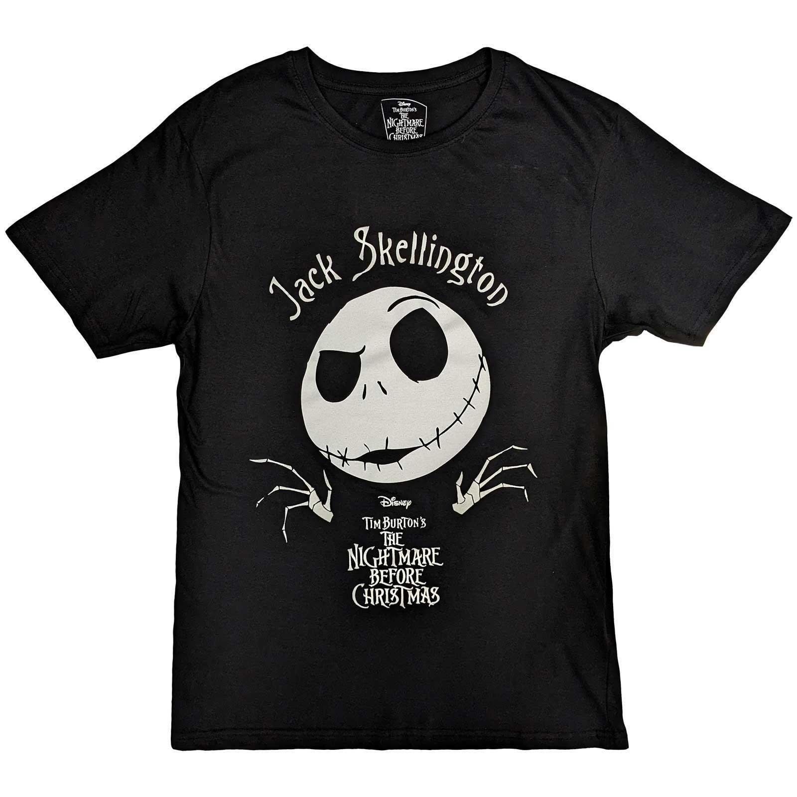 Tshirt Verziert Damen Schwarz XL von Nightmare Before Christmas