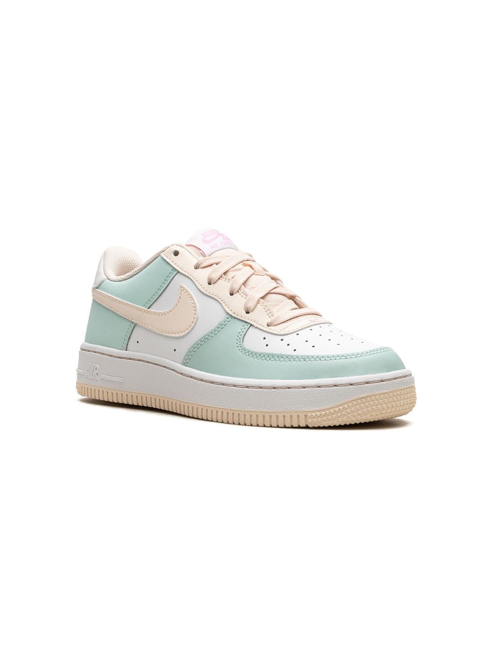 Nike Kids Air Force 1 Low "Emerald Rise/Guava Ice/White/Pink Spell" sneakers - Green von Nike Kids