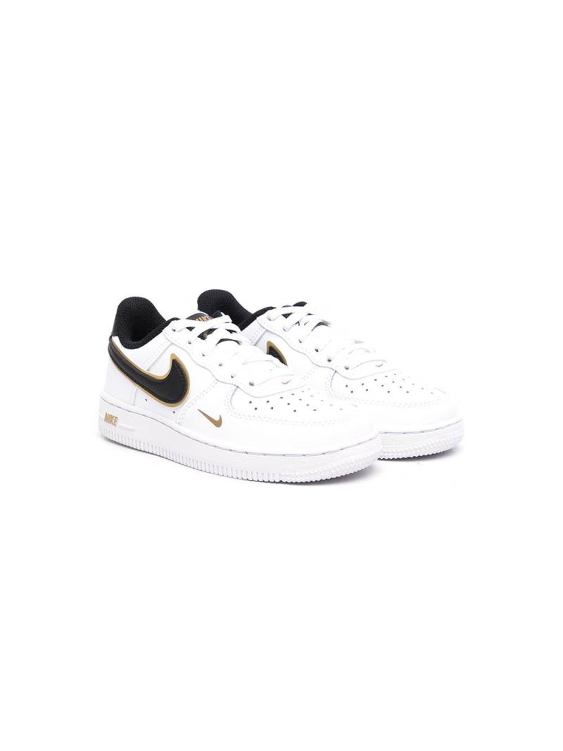 Nike Kids Air Force 1 low-top leather sneakers - White von Nike Kids