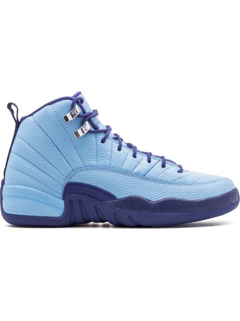 Jordan Kids Air Jordan 12 Retro GG "Bluecap/Metallic Silver Dk Pur" sneakers von Jordan Kids