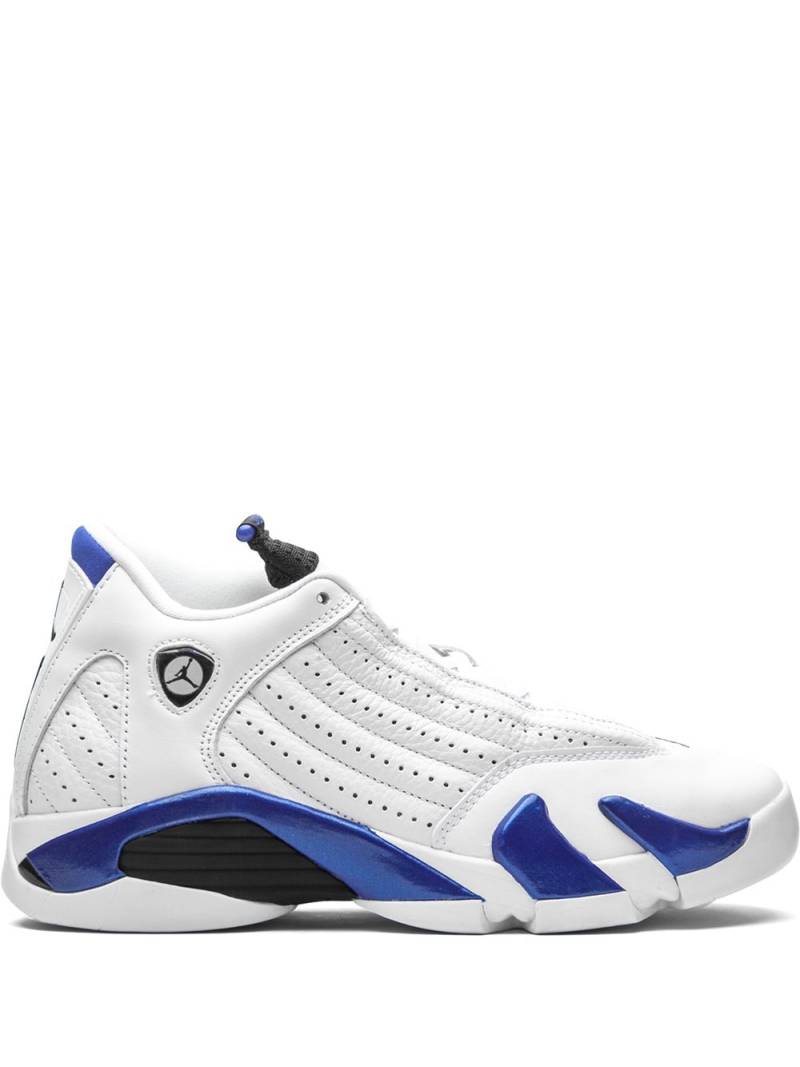 Jordan Kids Air Jordan 14 Retro "Hyper Royal" sneakers - White von Jordan Kids