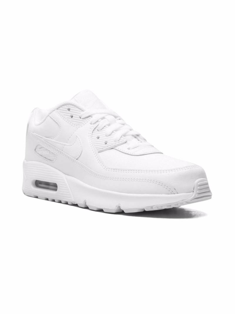 Nike Kids Air Max 90 Leather Triple sneakers - White von Nike Kids