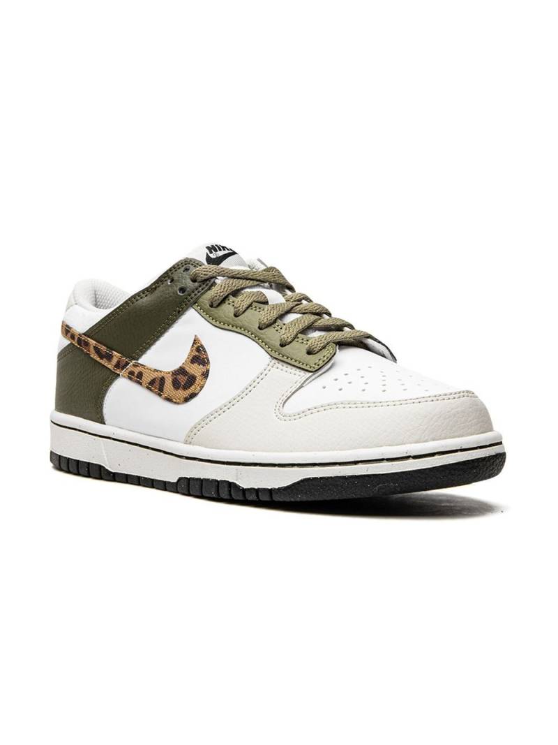 Nike Kids Dunk Low "Animal Instinct" sneakers - White von Nike Kids