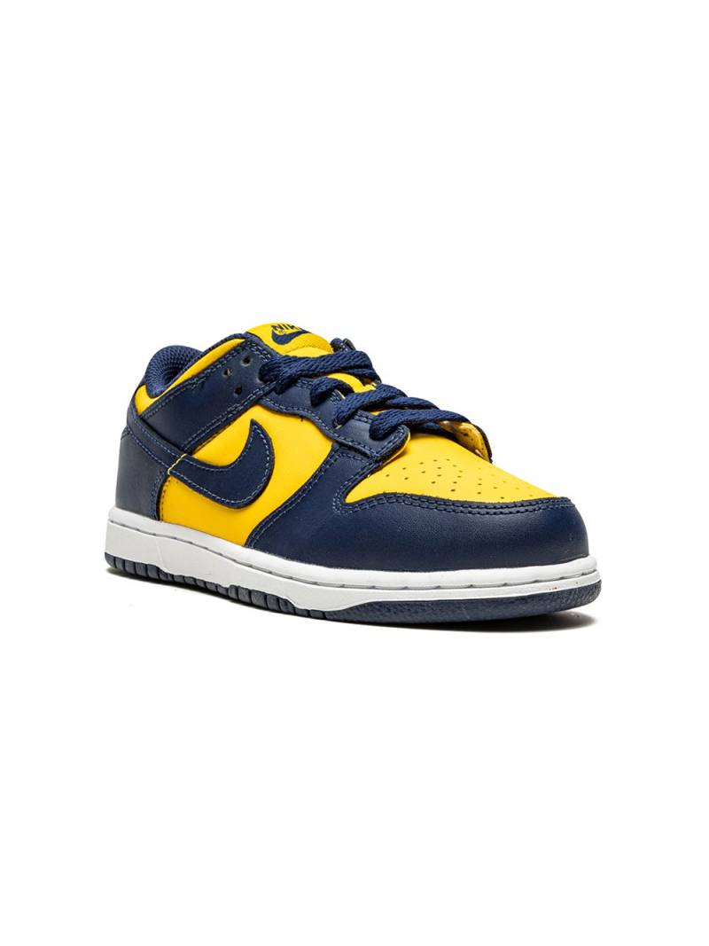 Nike Kids Dunk Low "Michigan" sneakers - Blue von Nike Kids