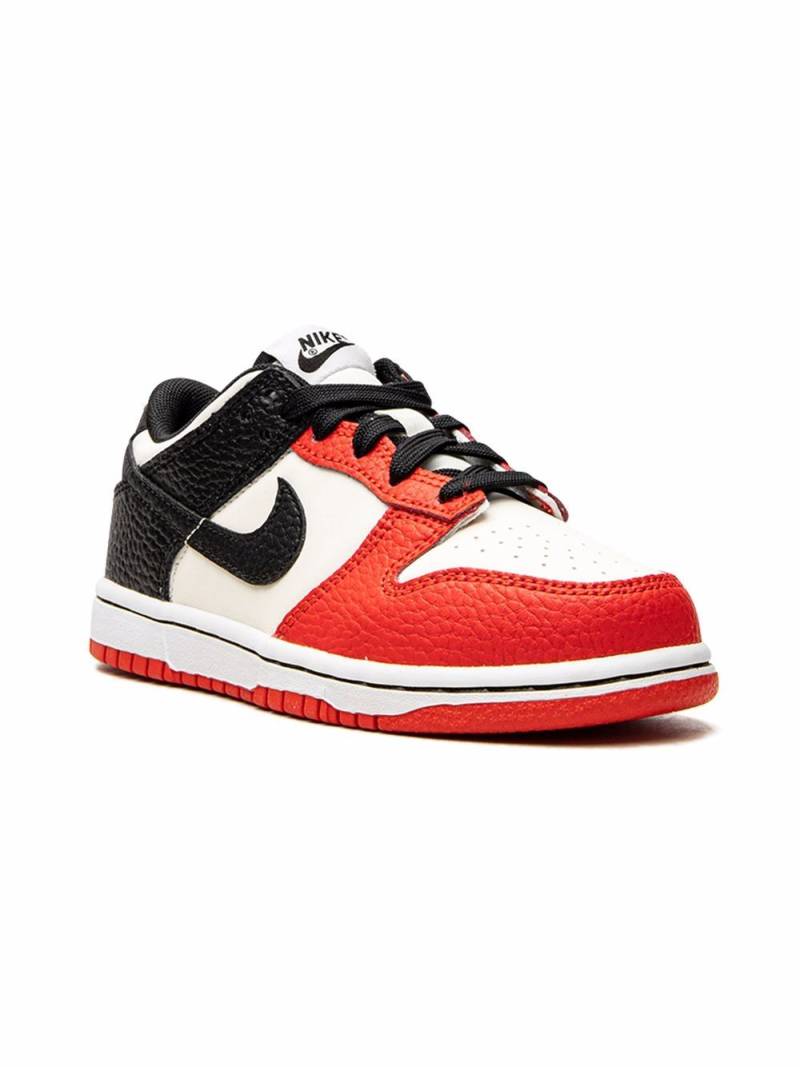 Nike Kids Dunk Low "NBA - Chicago Bulls" sneakers - White von Nike Kids