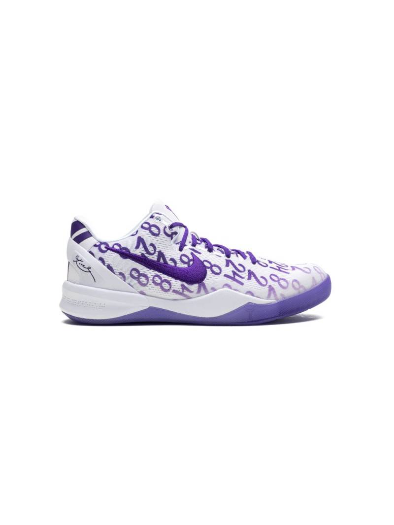 Nike Kids Kobe 8 Protro 'Court Purple' sneakers - White von Nike Kids