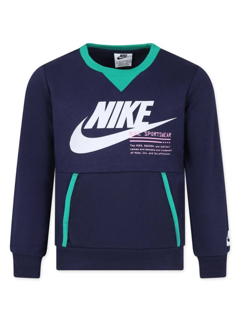 Nike Kids Paint Your Future sweatshirt - Blue von Nike Kids