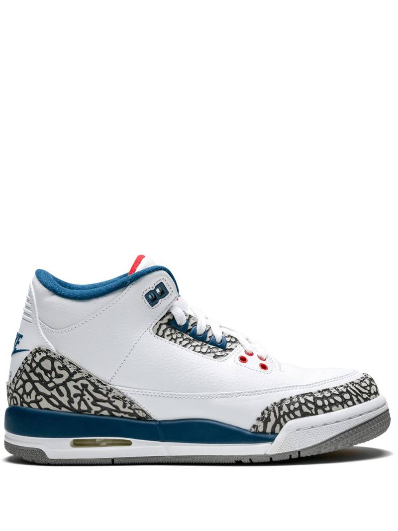 Jordan Kids Air Jordan 3 Retro OG BG "True Blue" sneakers - White von Jordan Kids