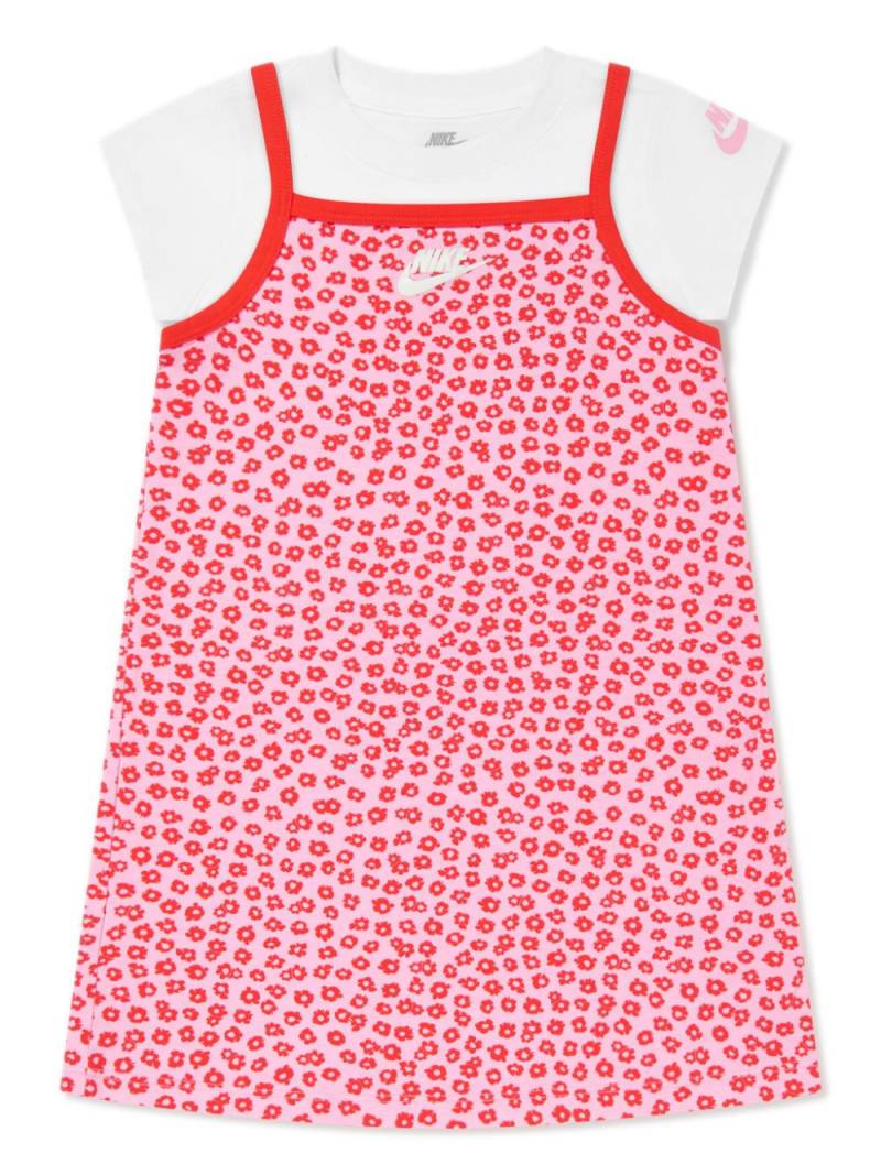 Nike Kids floral-print jersey dress set - Pink von Nike Kids